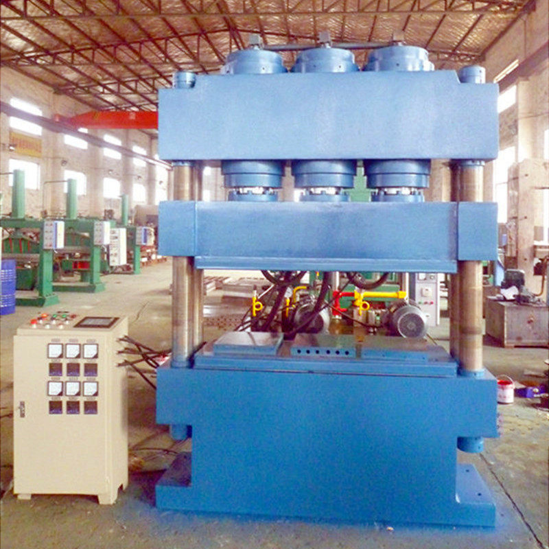 300噸上壓平板硫化機(jī)-鋼絲繩包膠硫化機(jī)