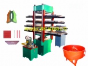 Colored Flexible Rubber Floor Tiles Production Line